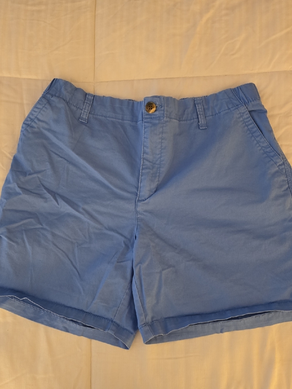 Old Navy High Waisted Light Blue Chino Shorts